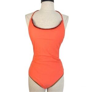 NWOT Aerie Tie One Piece - Coral